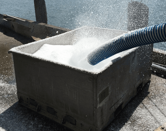 Pneumatic Ice Delivery System